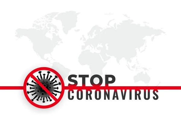 Stop Coronavirus Covid19 Infection Outburst Spread — Stock Vector