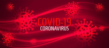 Coronavirus romanı covid-19 enfeksiyonu kırmızı bayrağı yaydı 
