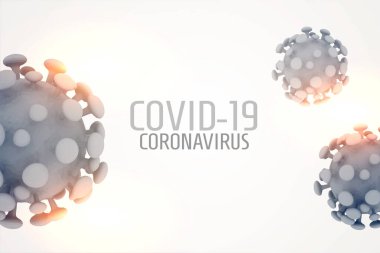 3d koronavirüs virüs hücreleri arka plan tasarımı yayıyor