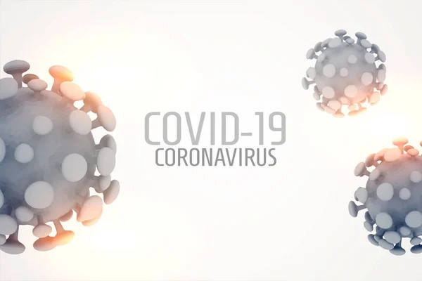 Células Del Virus Coronavirus Propagación Diseño Fondo — Vector de stock