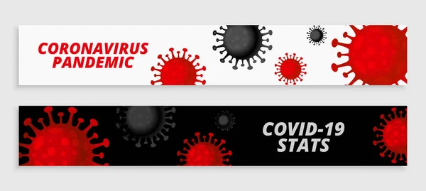 Nya Pandemistatistik För Coronavirus Covid — Stock vektor