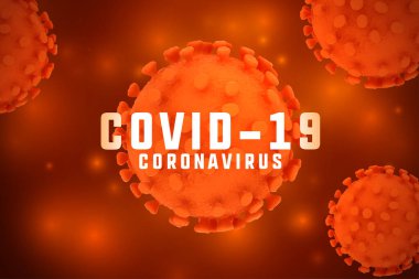 roman Corona virüsü covid19 salgın arkaplan posteri
