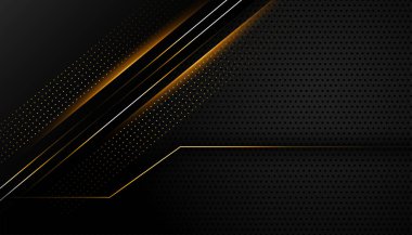 Parlak çizgi tasarımlı koyu siyah arkaplan