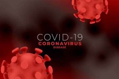 covid19 koronavirüs salgını arkaplanı ve virüs hücresi
