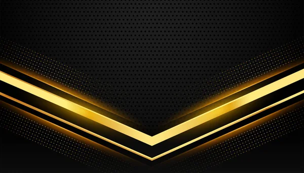 stylish black and gold background with text space