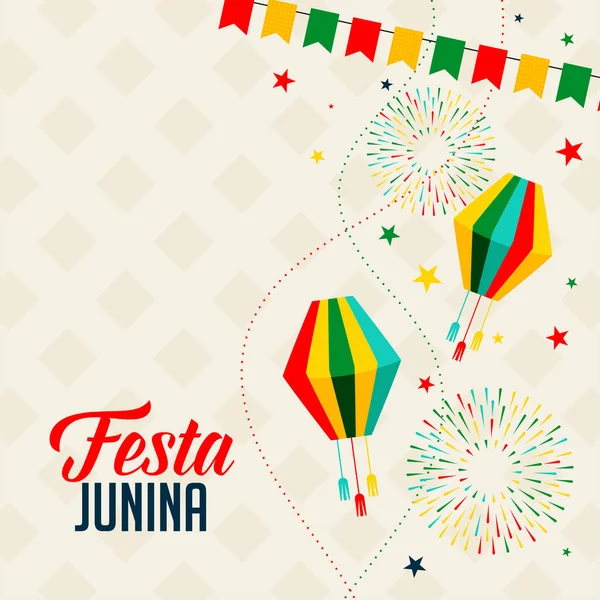 Fondo Celebración Para Festival Festivo Festa Junina — Vector de stock