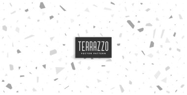 yumuşak whte ve gri terrazzo desenli arkaplan tasarımı