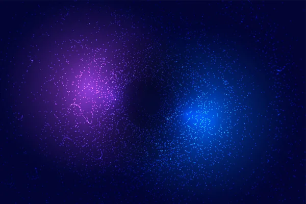 Abstract Futuristic Background Blue Purple Particles — Stock Vector