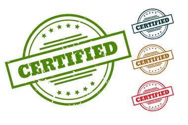 Onaylanmış ürünler için onaylı kauçuk mühür