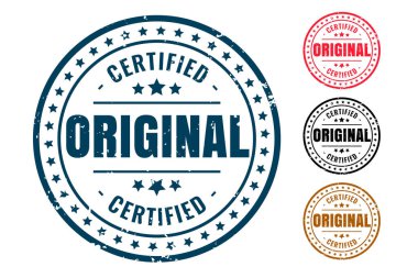 Orijinal sertifikalı kauçuk pul seti