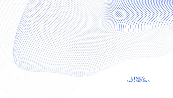 элегантный синий тонкие линии на белом фоне
