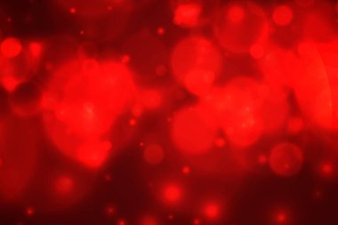 soyut kırmızı sihirli bokeh ışıkları arkaplan tasarımı