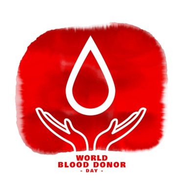 Dünya kan bağışı günü 14 Haziran etkinlik arka plan tasarımı