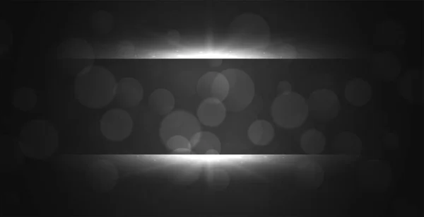 ブラック ボケの背景にライト ディバイダーのデザイン — ストックベクタ