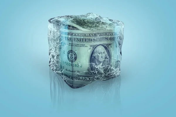 Ice cube donmuş Usd para