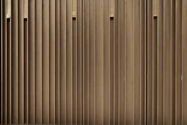 Dikey yönde rastgele ahşap şerit duvar / iç tasarım dekorasyonu / arkaplan / kopyalama alanı