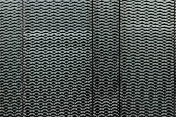 Silver Expanded Metal Plates Texture Background / exterior facade — Stock Photo, Image