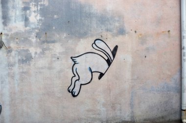 Penang, Malezya - Ekim 01.2019: Penang Sokağı sanat çalışmaları, Penang 'daki Georgetown miras bölgesi civarında yer almaktadır.