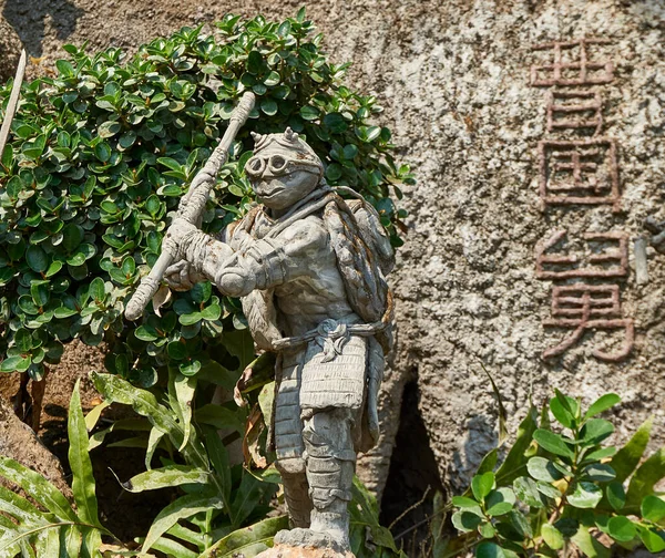 Chiang Rai Thailand February 2020 Ninja Turtle Statue White Temple — Stockfoto