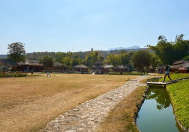 Pai, Tayland - 05.2020 Çin Köyü, Pai MaeHongSon Tayland