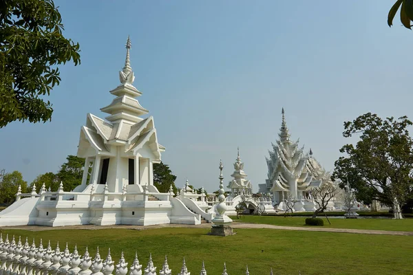 Chiang Rai Thailand Februari 2020 Witte Tempel Rong Khun Tempel — Stockfoto