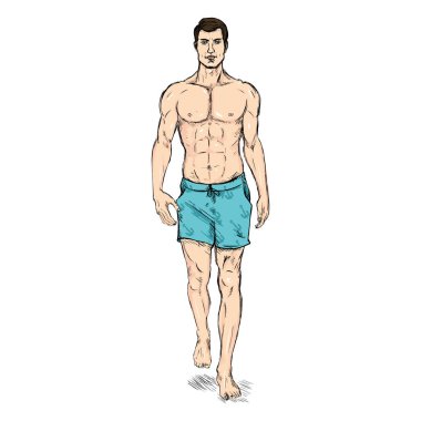 Erkek Model plaj şort