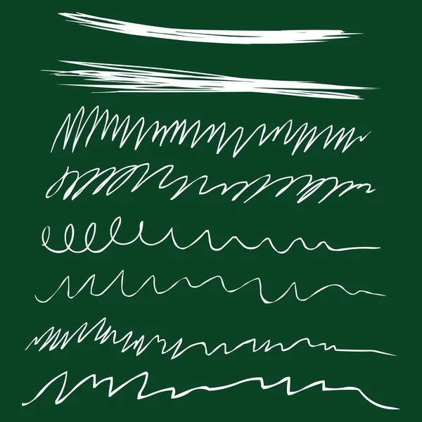 Craie Doodles abstraits — Image vectorielle