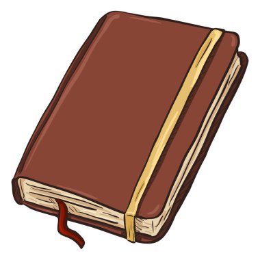 Günlüğü illüstrasyon karikatür