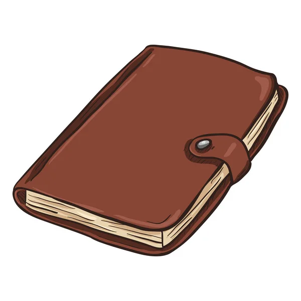 Мультфільм щоденник ілюстрація — стоковий вектор
