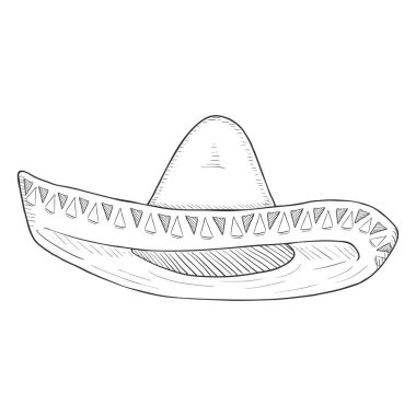  Geleneksel Meksika şapkası