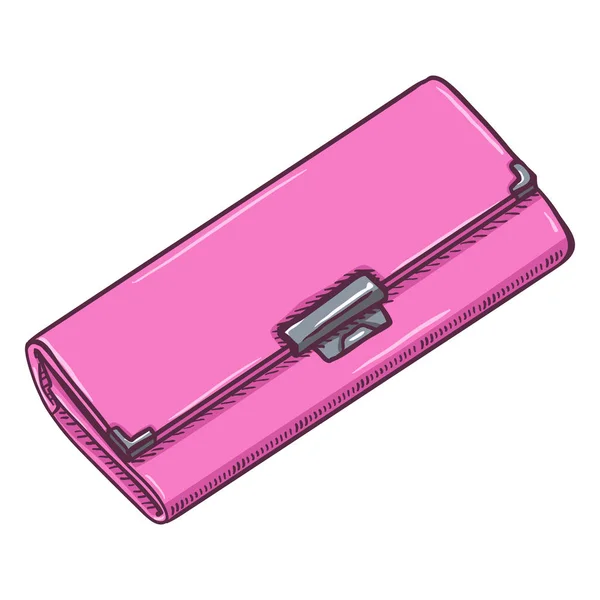 Cartera de mujer de dibujos animados — Vector de stock