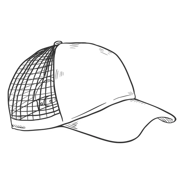 空白的网帽 — 图库矢量图片