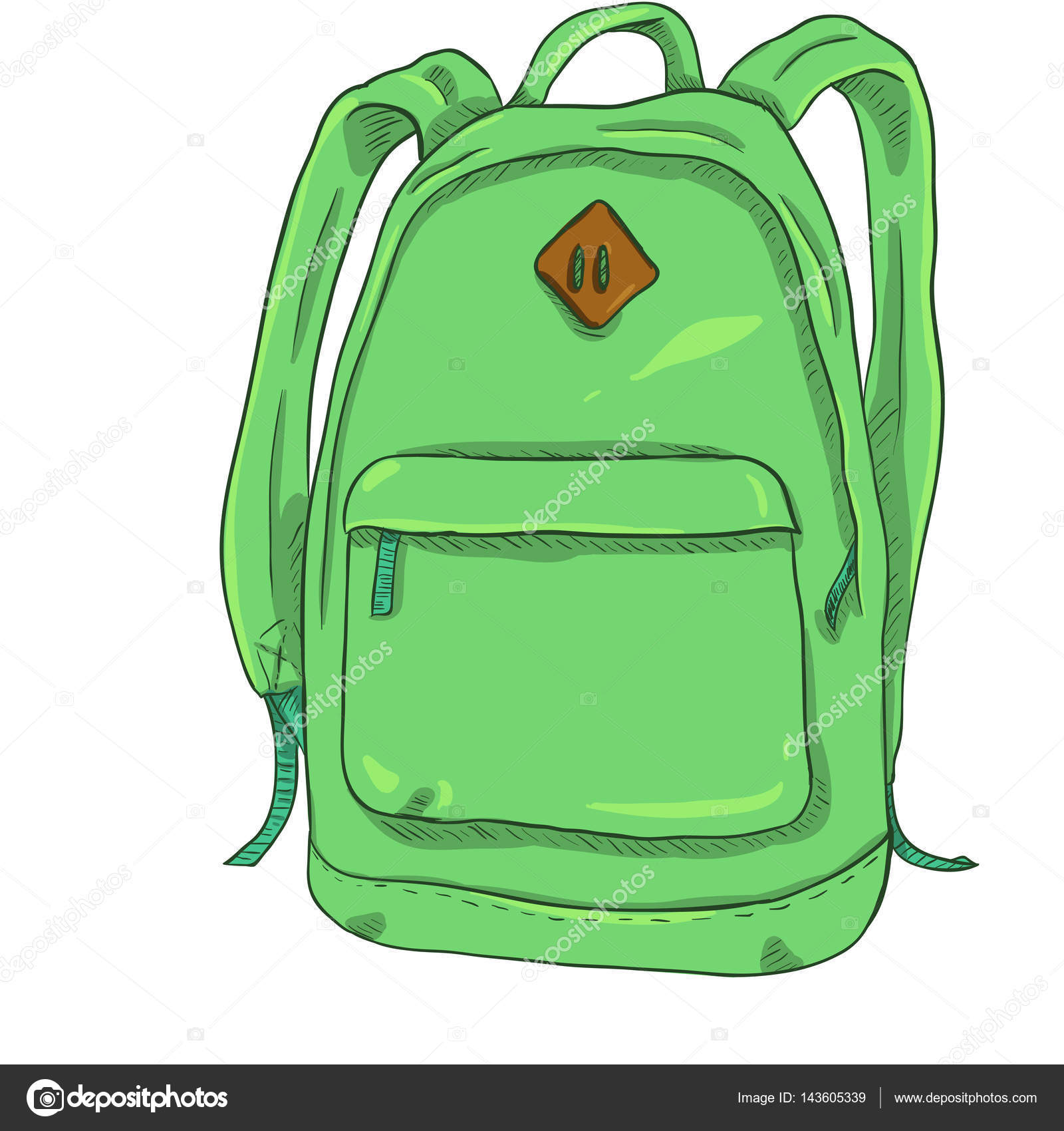 light green backpack