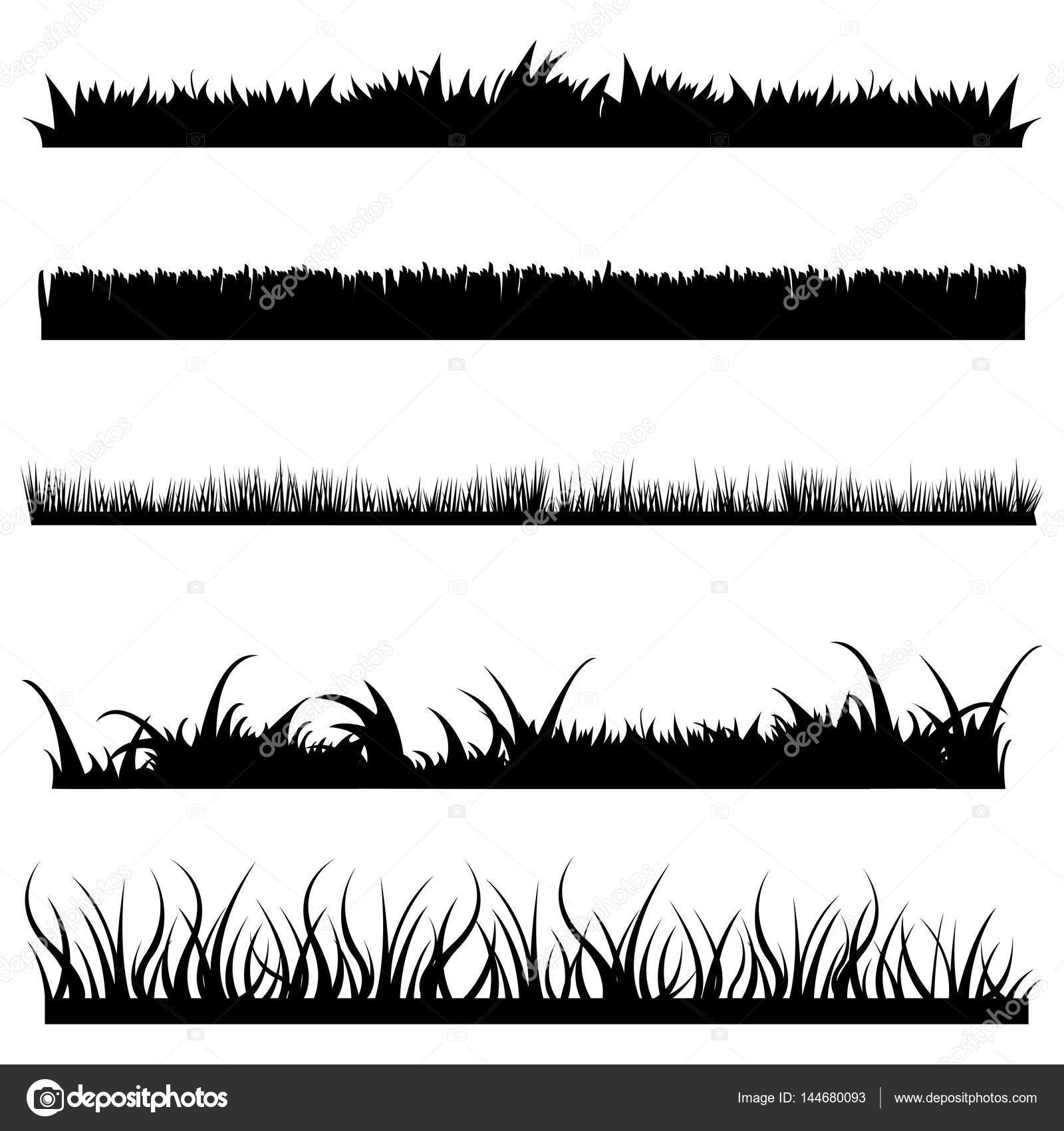 黑草剪影一套图库矢量图©nikiteev 144680093, image size:1600x1700