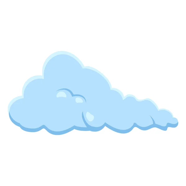 Icono de nube azul — Vector de stock