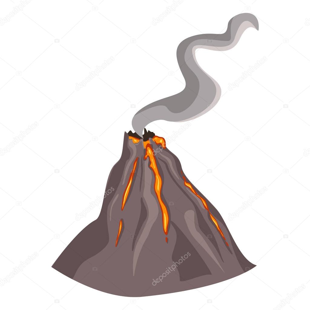 doodle  erupting Volcano
