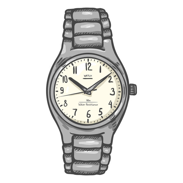 classic male wristwatch