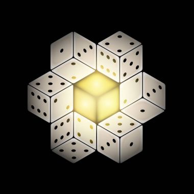 Dices kumar ile kompozisyon 