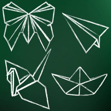 Tebeşir origami sanat kümesi 