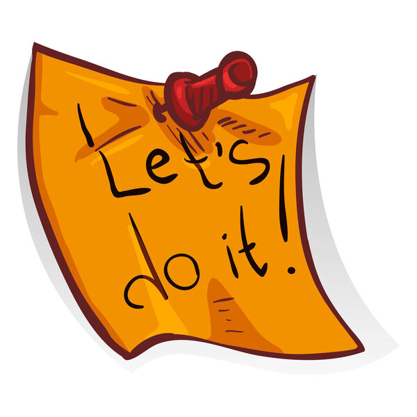 офисная наклейка с надписью
 