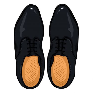 siyah deri Erkek Ayakkabı