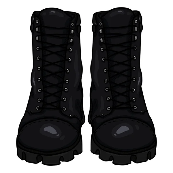 Botas del ejército de dibujos animados . — Vector de stock