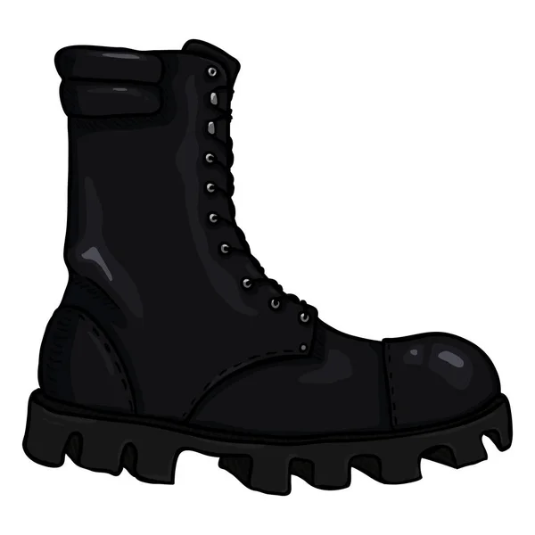 Bota do exército dos desenhos animados — Vetor de Stock