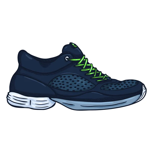 Chaussure de running bleue — Image vectorielle