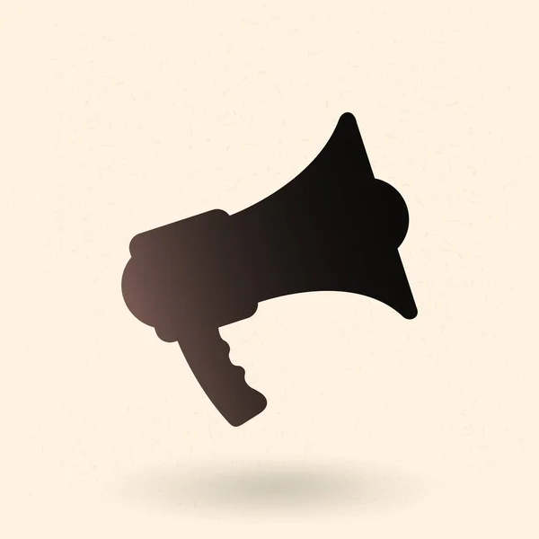 Single Icon - Bullhorn - Stok Vektor