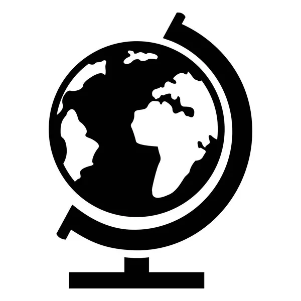 Globe géographique de l'école — Image vectorielle