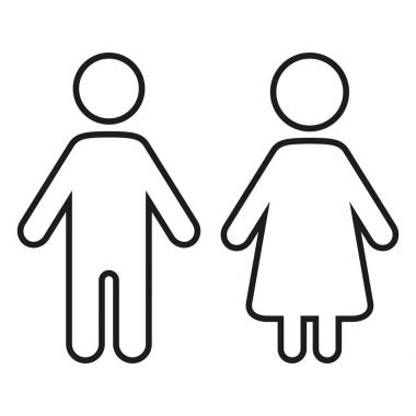Male and Female Gender Signs clipart