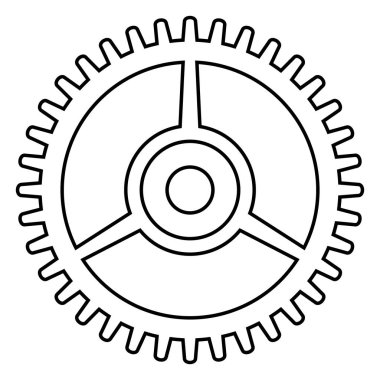 Mekanik vites. Karikatür işareti.