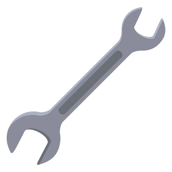 Schraubenschlüssel mechanisches Werkzeug — Stockvektor