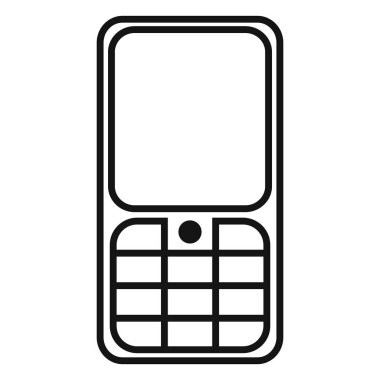 Cep telefonu klavye simgesi